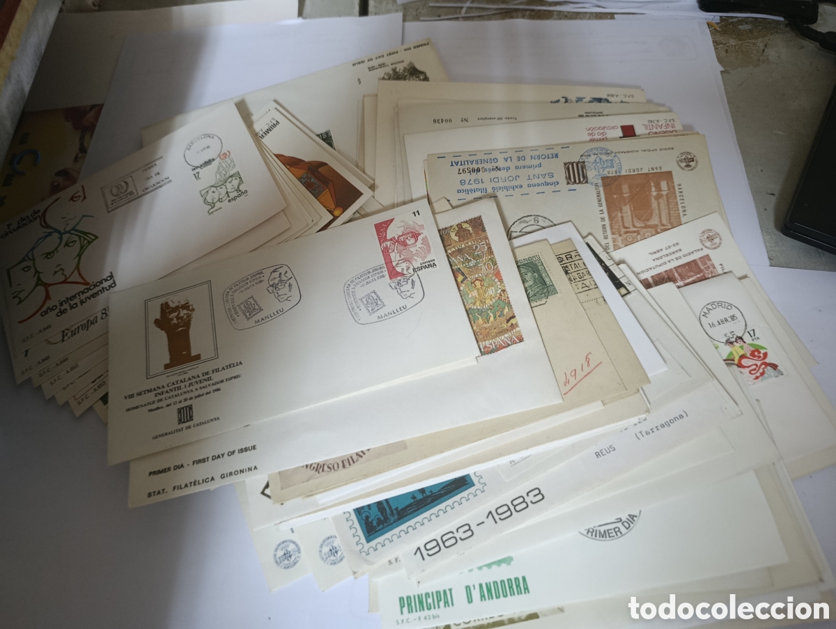 Sellos: Lote 37 sobres extranjeros. - Foto 6
