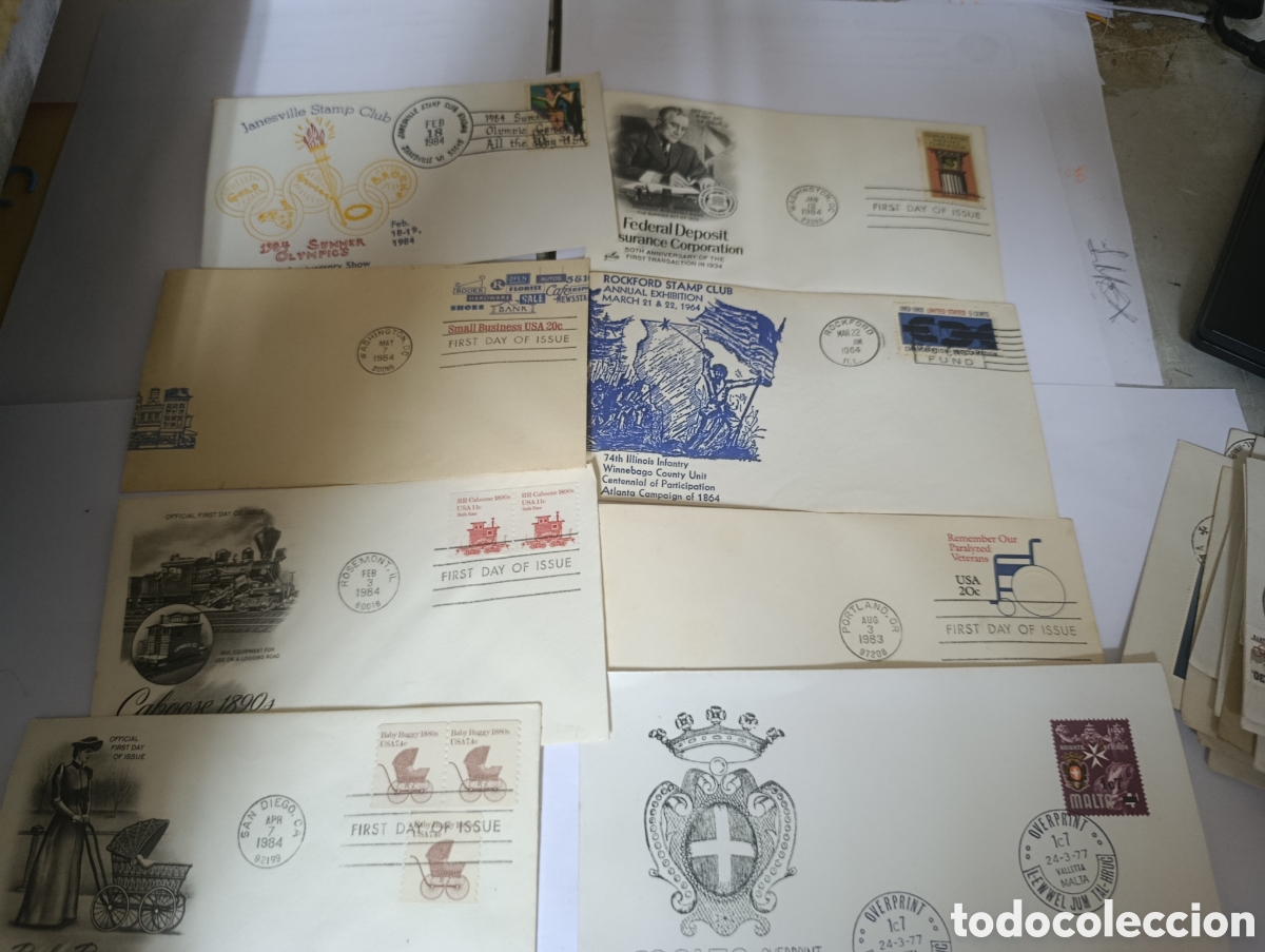 Sellos: Lote 37 sobres extranjeros. - Foto 1