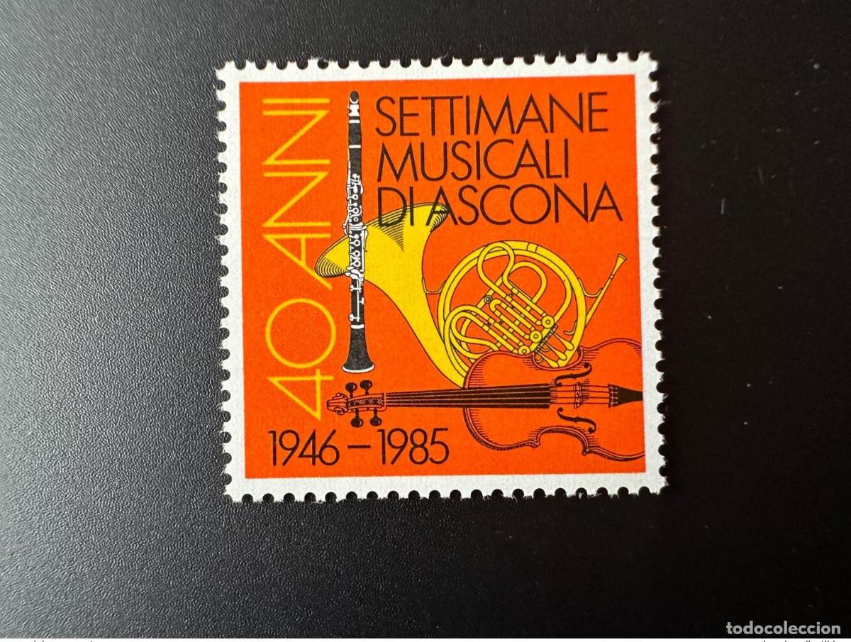 Selos: 1985 H&eacute;lio Courvoisier La-Chaux-De-Fonds Cinderella Settimane Musicali Ascona