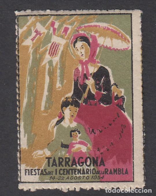 Sellos: VI&Ntilde;ETA FIESTAS 1 CENTENARIO DE LA RAMBLA - TARRAGONA - 1954