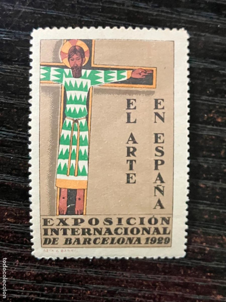 Sellos: Vi&ntilde;eta Exposici&oacute;n Internacional Barcelona 1929