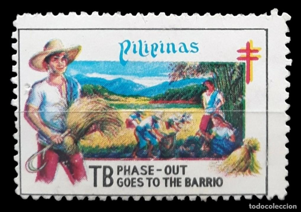 Sellos: FILIPINAS 1976 VI&Ntilde;ETA ANTITUBERCULOSIS. NUEVA SIN GOMA (MNG)..