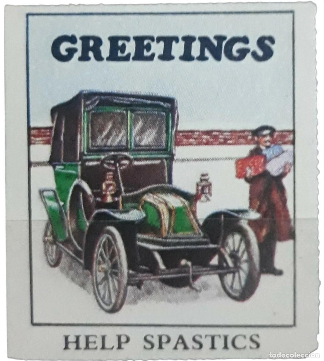 Sellos: ESTADOS UNIDOS VI&Ntilde;ETA - CENICIENTA COCHES - CARS. GREETINGS HELP SPACTICS. NUEVO SIN GOMA - MNG.