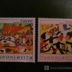 Sellos: YUGOSLAVIA 1981 IVERT 1787/8 *** JUEGOS DE EUROPA - 13 REUNIÓN INFANTIL EUROPEA