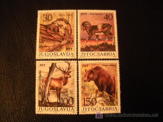 Sellos: Yugoslavia 1987 Ivert 2085/8 *** Fauna Protegida en Yugoslavia - Foto 1 - 36533877