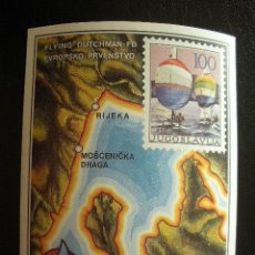 Sellos: YUGOSLAVIA 1986 HB IVERT 27 *** CAMPEONATO DE EUROPA DE VELA CLASE FLYING DUTCHMAN. Lote 20778537