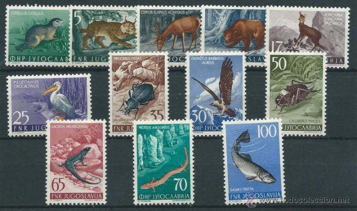 Sellos: YUGOSLAVIA YVERT N&ordm; 643/54 * - Foto 1