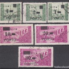 Sellos: YUGOSLAVIA, ISTRIE TASAS 1945 YVERT Nº 8 / 13 