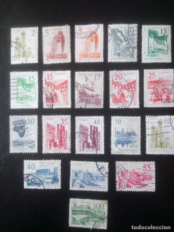 Sellos: YUGOSLAVIA 1958/9, PROGRESO E INDUSTRIA - Foto 1