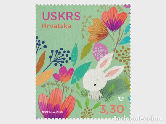 Sellos: Croatia 2021 - Easter 2021 - Foto 1