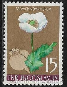 Sellos: YUGOSLAVIA YVERT 669, FLORA - Foto 1