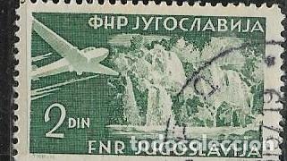 Sellos: YUGOSLAVIA A&Eacute;REO YVERT 33 - Foto 1