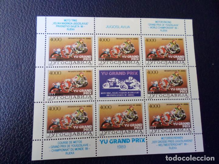Sellos: yugoslavia, 1989, gran premio de motociclismo de rijeka, Yvert 2223F/2223G - Foto 3 - 300285348