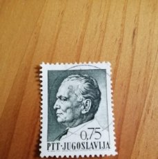 Sellos: YUGOSLAVIA - V/F 0,75 PTT - AÑO 1968, 75 ANIVERSARIO DEL PRESIDENTE: JOSEP BROZ TITO