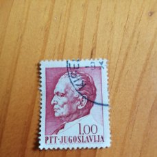 Sellos: YUGOSLAVIA - V/F 1,00 PTT - AÑO 1967, 75 ANIVERSARIO DEL PRESIDENTE: JOSEP BROZ TITO - YV 1109