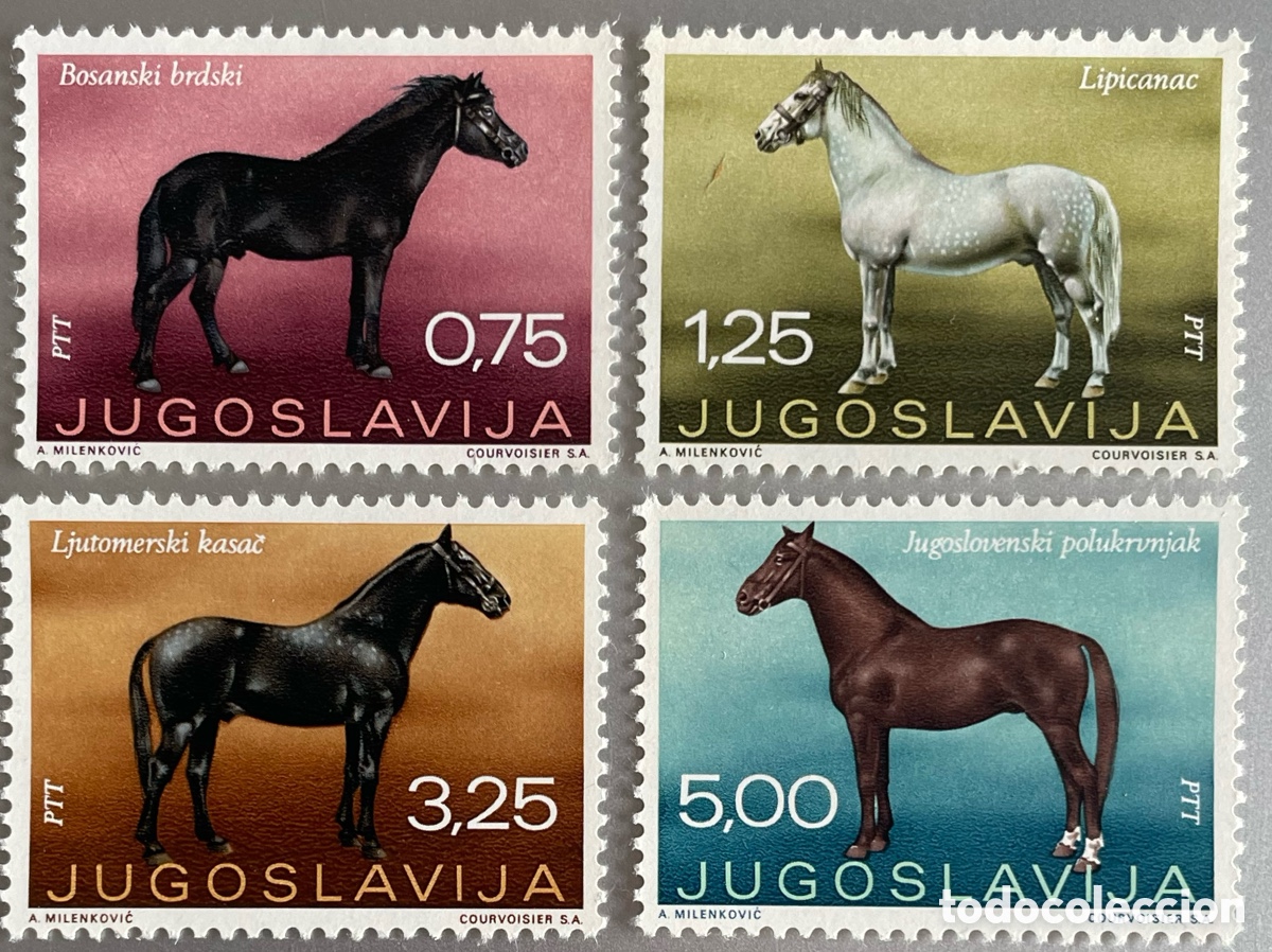 Sellos: Yugoslavia. Caballos. 1969 - Foto 1