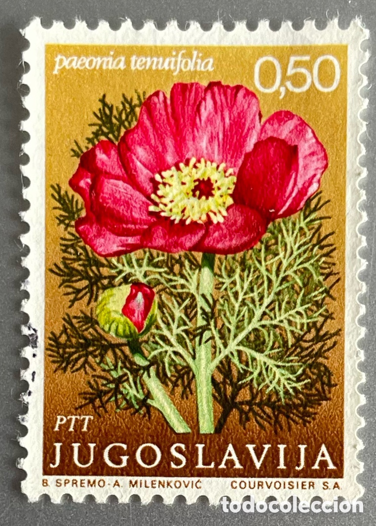 Sellos: Yugoslavia. Flores. 1969 - Foto 1