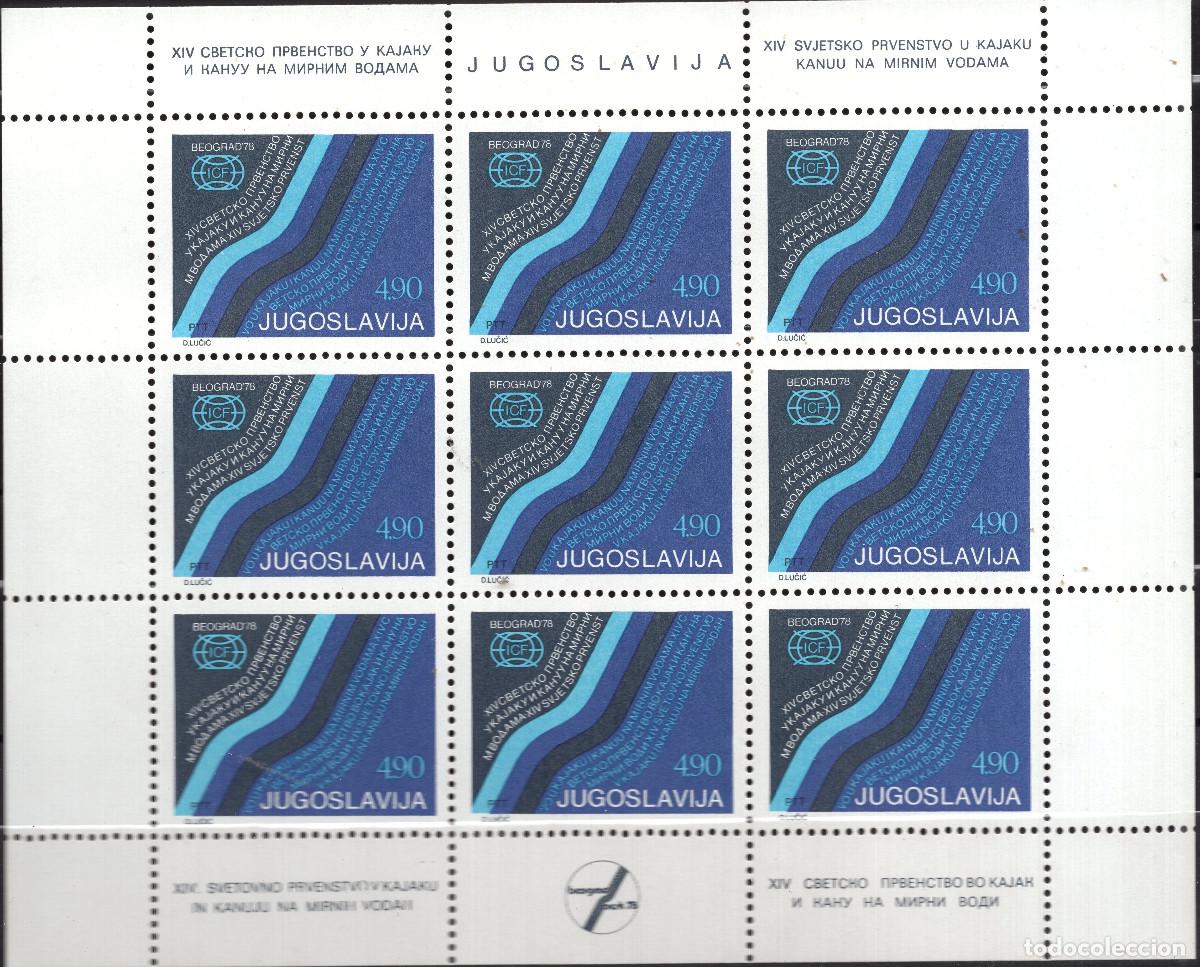 Sellos: YUGOESLAVIA 1989 MINI-SHEET MICHEL YU 1739KB