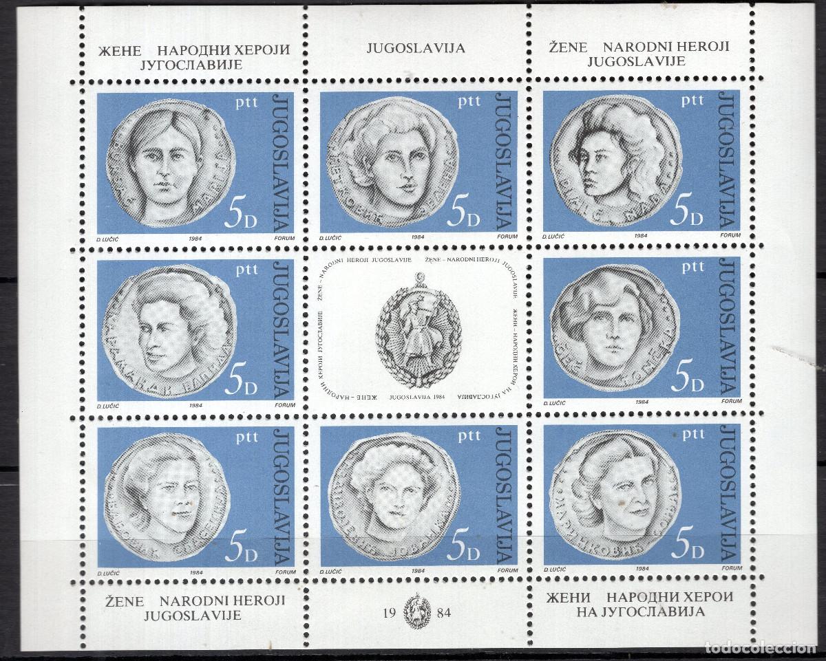Sellos: YUGOESLAVIA 1984 MINI-SHEET MICHEL YU 2035-2042KB