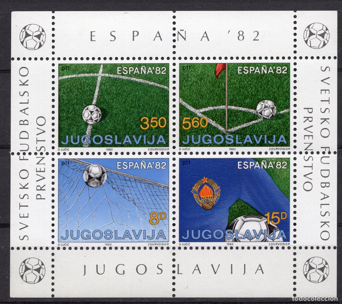 Sellos: YUGOESLAVIA 1982 SOUVENIR-SHEET MICHEL YU BL20