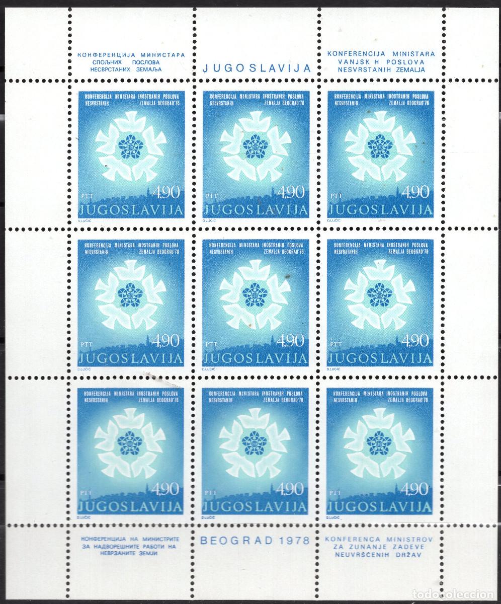 Sellos: YUGOESLAVIA 1978 MINI-SHEET MICHEL YU 1737KB