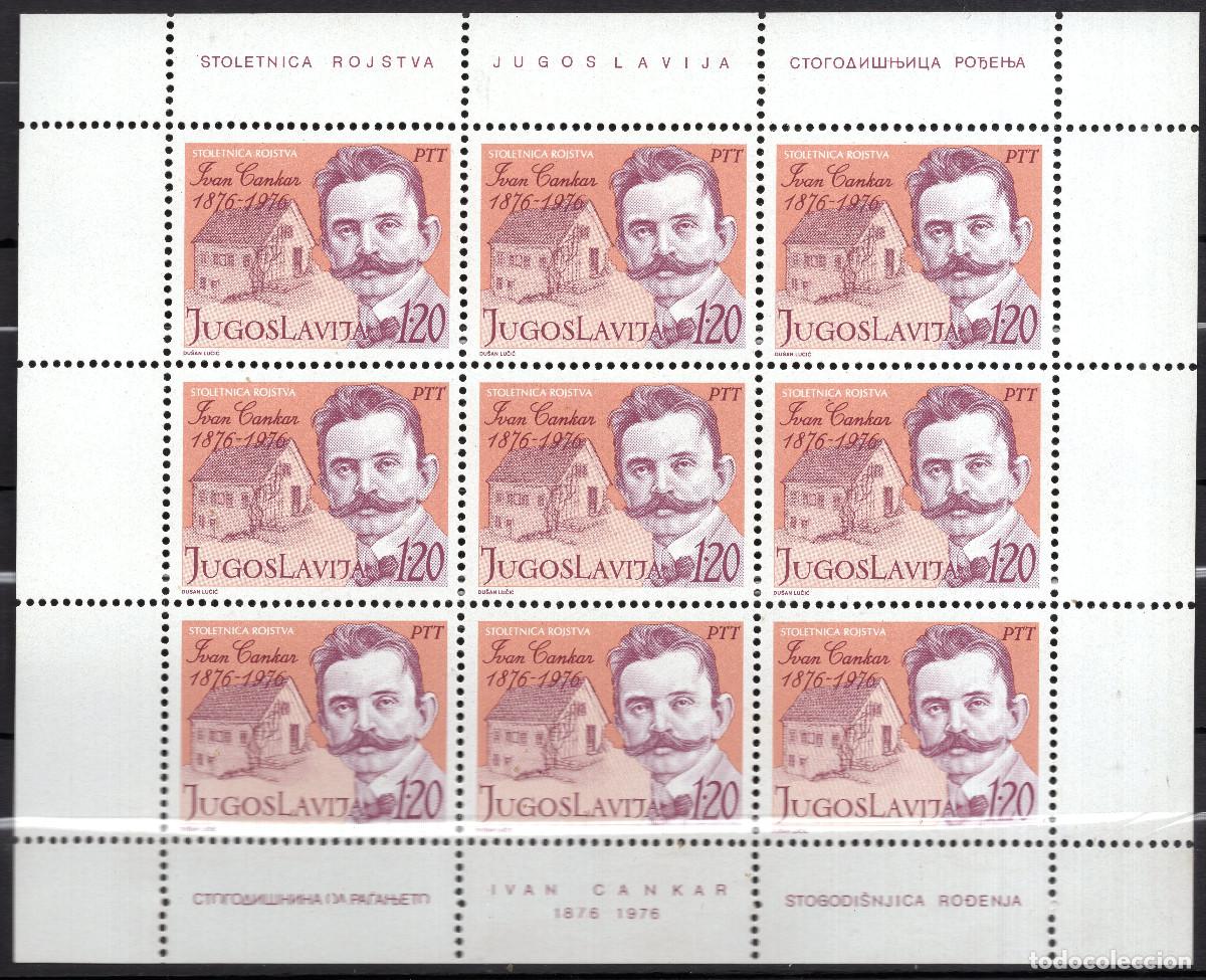Sellos: YUGOESLAVIA 1976 MINI-SHEET MICHEL YU 1637KB