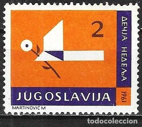 Sellos: Yugoslavia 1961 - Mi Z 27 - YT B 47 - Semana de la Infancia - Sello ben&eacute;fico - MNH**