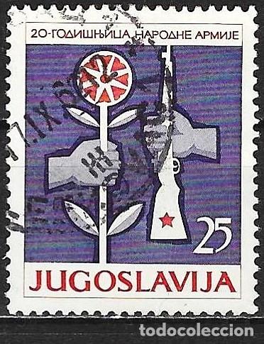 Sellos: Yugoslavia 1961 - Mi 971 - YT 886 - El Ej&eacute;rcito Popular
