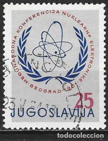 Sellos: Yugoslavia 1961 - Mi 942 - YT 842 - Conferencia sobre Electr&oacute;nica Nuclear