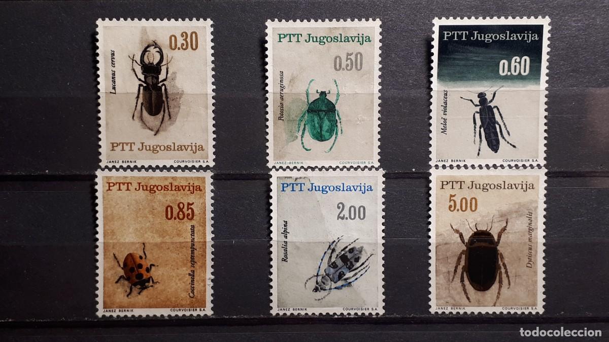 Sellos: YUGOSLAVIA. A&Ntilde;O 1966. (*). YVERT 1051/6