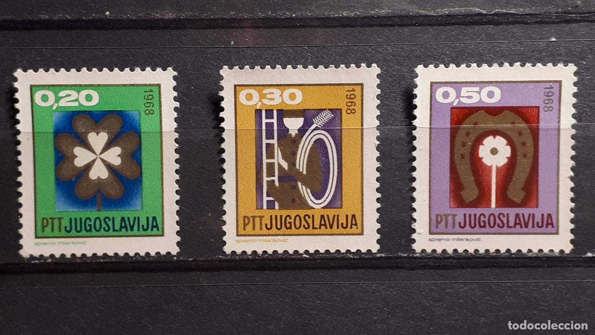 Sellos: YUGOSLAVIA. A&Ntilde;O 1967. (*). YVERT 1136/7