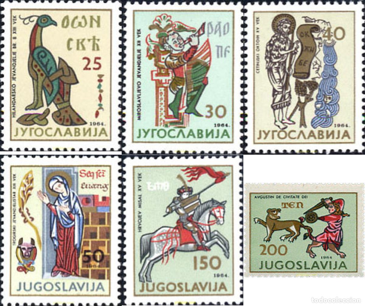 Sellos: 67164 MNH YUGOSLAVIA 1964 EL ARTE YUGOSLAVO