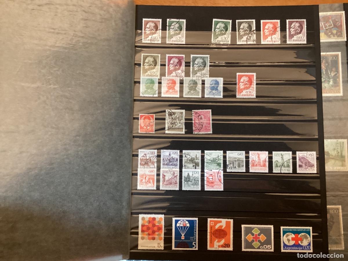 Sellos: Album Clasificador de sellos de Yugoslavia y Polonia ( 16 hojas)