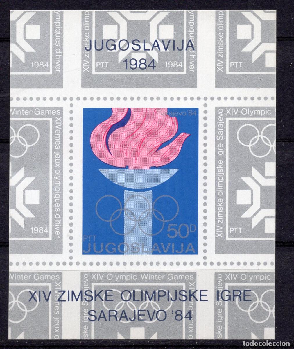 Sellos: YUGOESLAVIA 1984 STAMP FDC MICHEL YU BL24