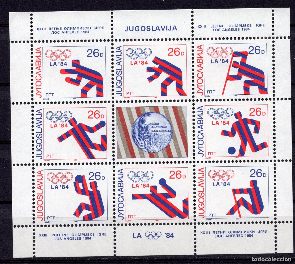 Sellos: YUGOESLAVIA 1984 STAMP MICHEL YU 2075-2082KB