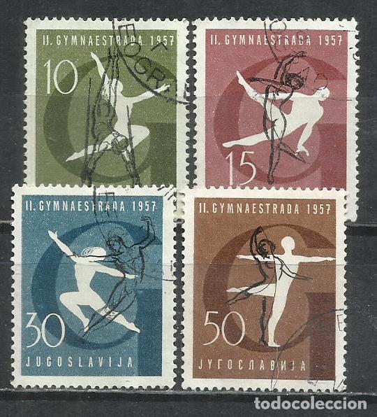 Sellos: 8014-YUGOSLAVIA JUGOSLAVIA SERIE COMPLETA 1957 N&ordm; 725/728 DEPORTES.