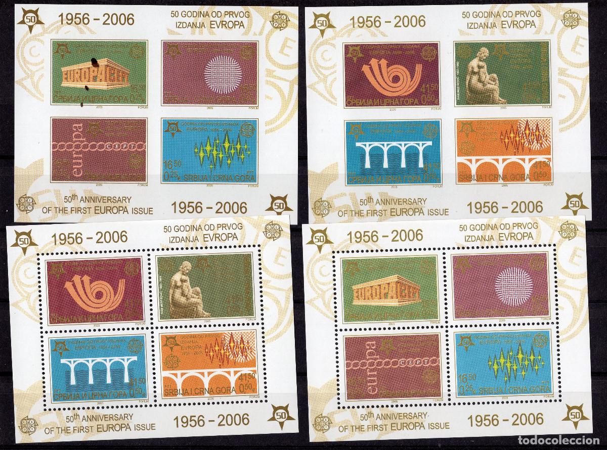 Sellos: YUGOESLAVIA 2005 STAMP MICHEL YU BL59-60 A+B
