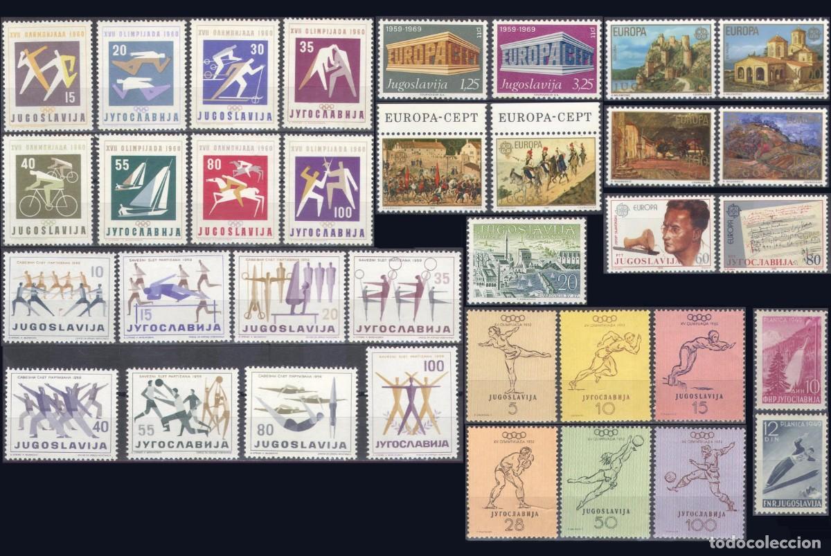 Sellos: Lote 35v Yugoslavia, 1949-1985 | Deportes, Europa-CEPT ..