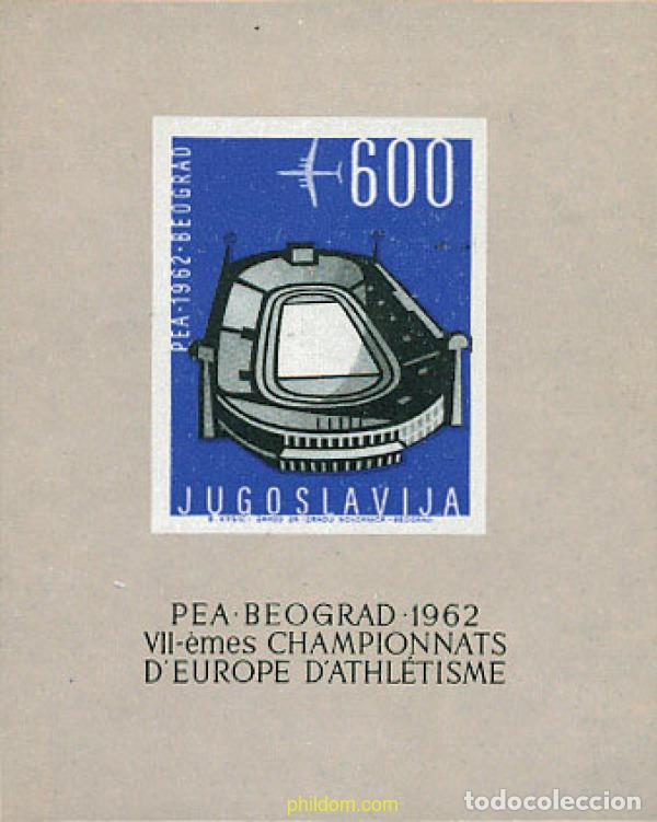 Sellos: 34328 MNH YUGOSLAVIA 1962 CAMPEONATOS DE EUROPA DE ATLETISMO