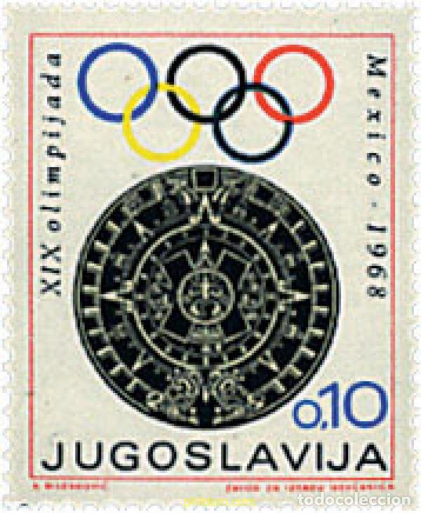 Sellos: 67171 MNH YUGOSLAVIA 1968 SEMANA OLIMPICA