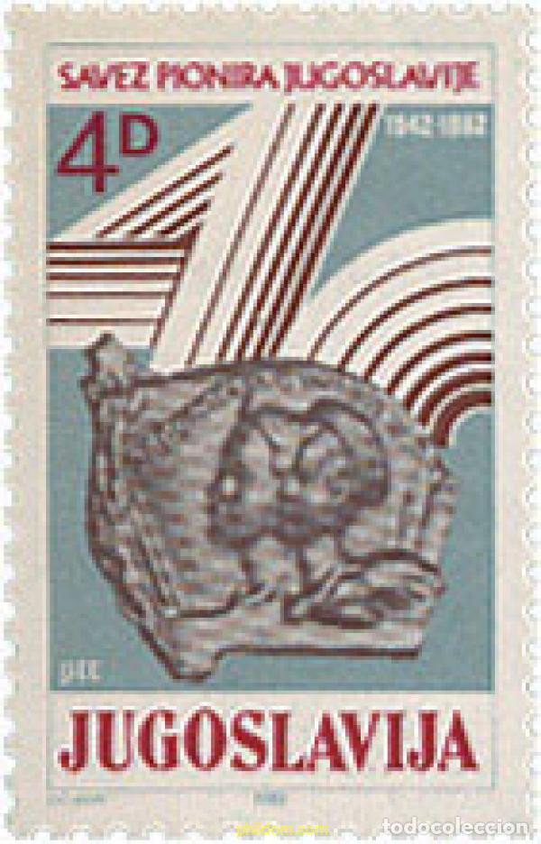 Briefmarken: 34336 MNH YUGOSLAVIA 1982 40 ANIVERSARIO DE LA UNION DE LOS PIONEROS