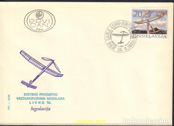 Briefmarken: 376505 MNH YUGOSLAVIA 1985 CAMPEONATOS DEL MUNDO DE AEROMODELISMO