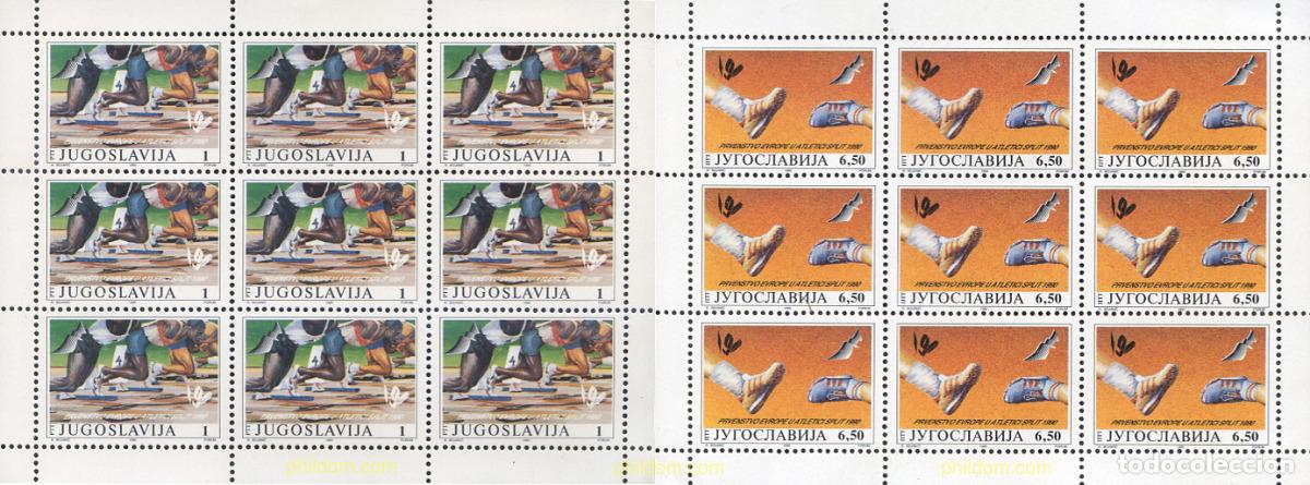 Sellos: 12005 MNH YUGOSLAVIA 1990 CAMPEONATOS DE EUROPA DE ATLETISMO EN SPLIT