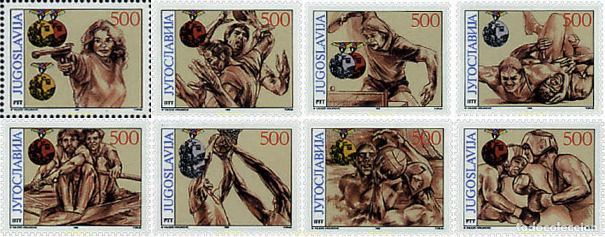 Sellos: 67304 MNH YUGOSLAVIA 1988 24 JUEGOS OLIMPICOS VERANO SEUL 1988