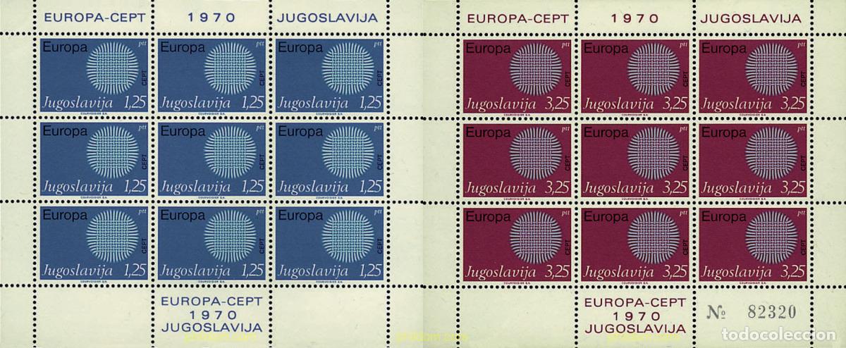 Sellos: 8891 MNH YUGOSLAVIA 1970 EUROPA CEPT. SOL FLAMANTE