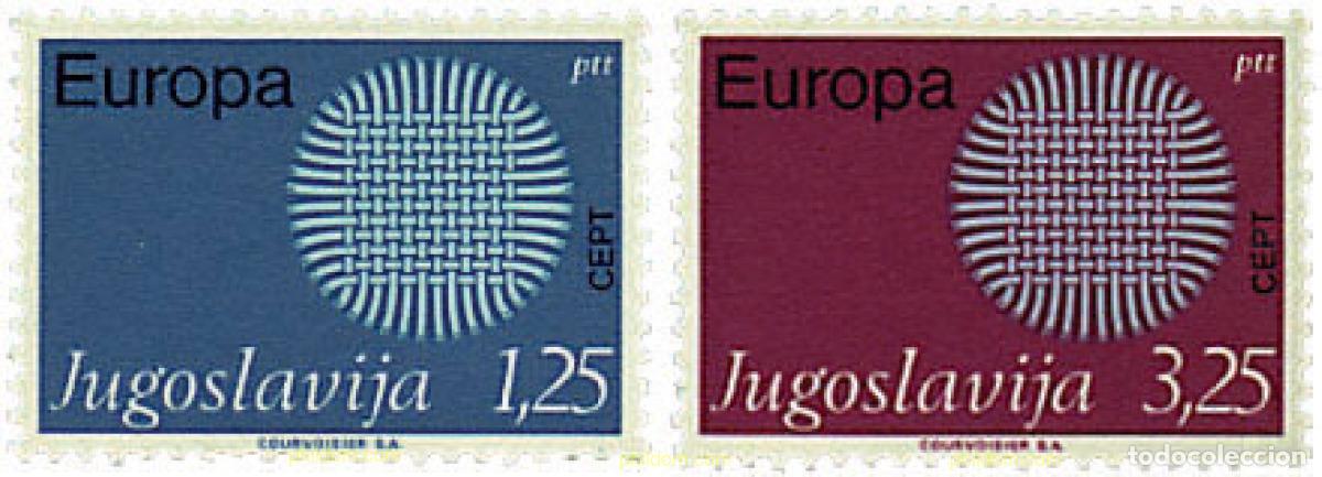 Sellos: 62217 MNH YUGOSLAVIA 1970 EUROPA CEPT. SOL FLAMANTE