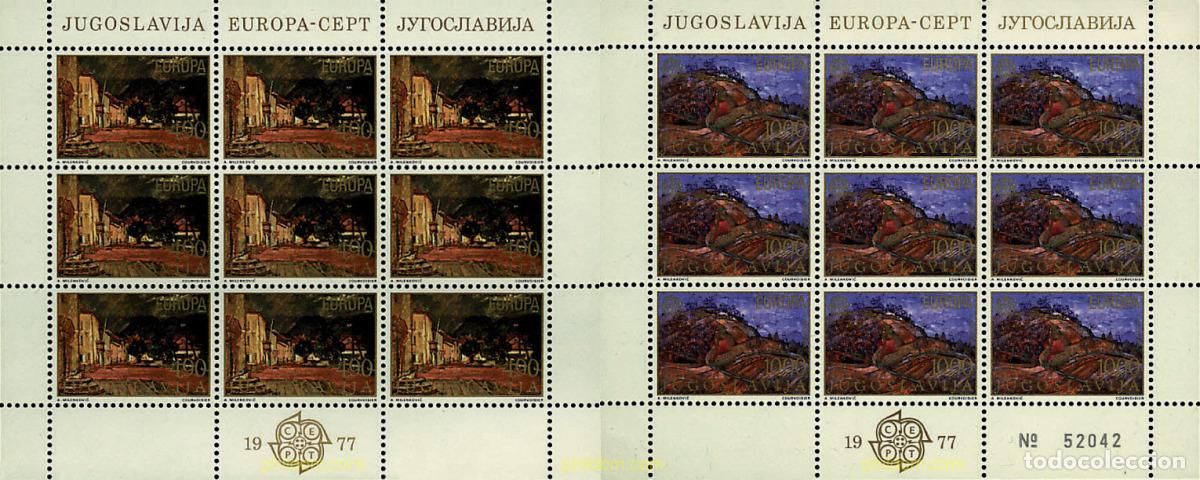 Sellos: 8903 MNH YUGOSLAVIA 1977 EUROPA CEPT. PAISAJES