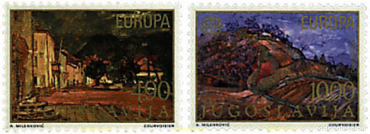 Timbres: 62322 MNH YUGOSLAVIA 1977 EUROPA CEPT. PAISAJES