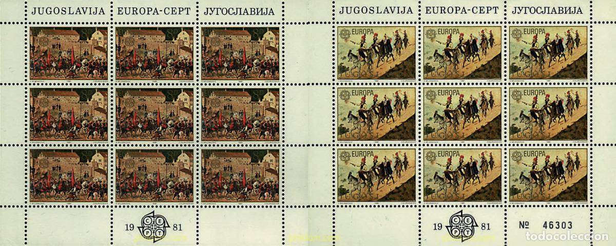 Stamps: 8928 MNH YUGOSLAVIA 1981 EUROPA CEPT. FOLCLORE