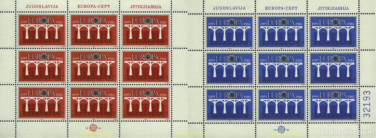 Sellos: 8951 MNH YUGOSLAVIA 1984 EUROPA CEPT. 25 ANIVERSARIO DE LA CEPT
